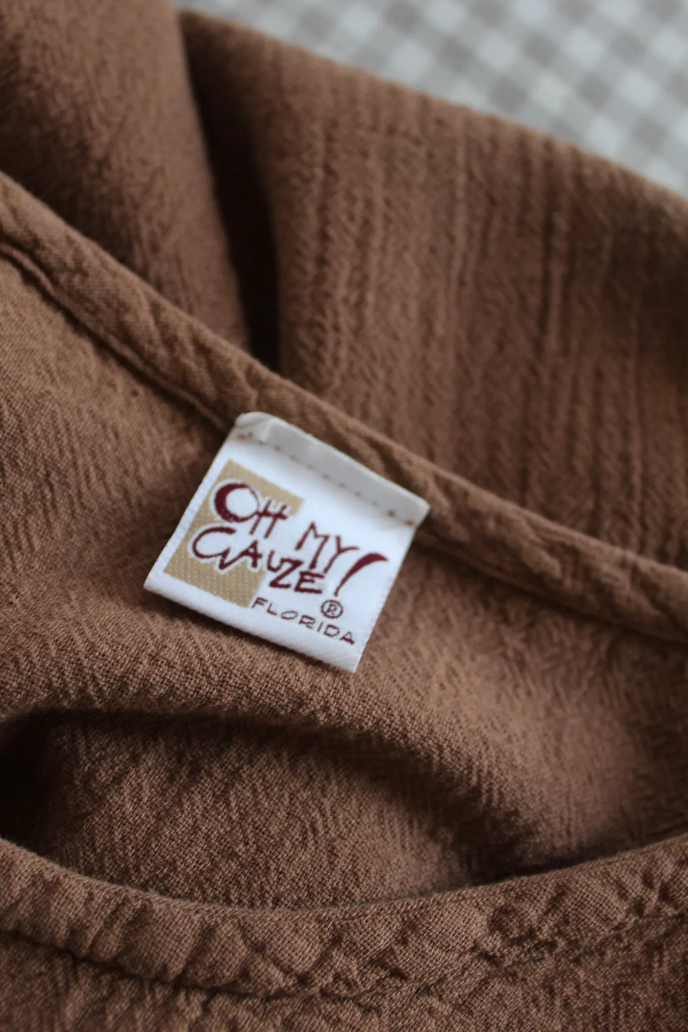 acorn cotton gauze tee