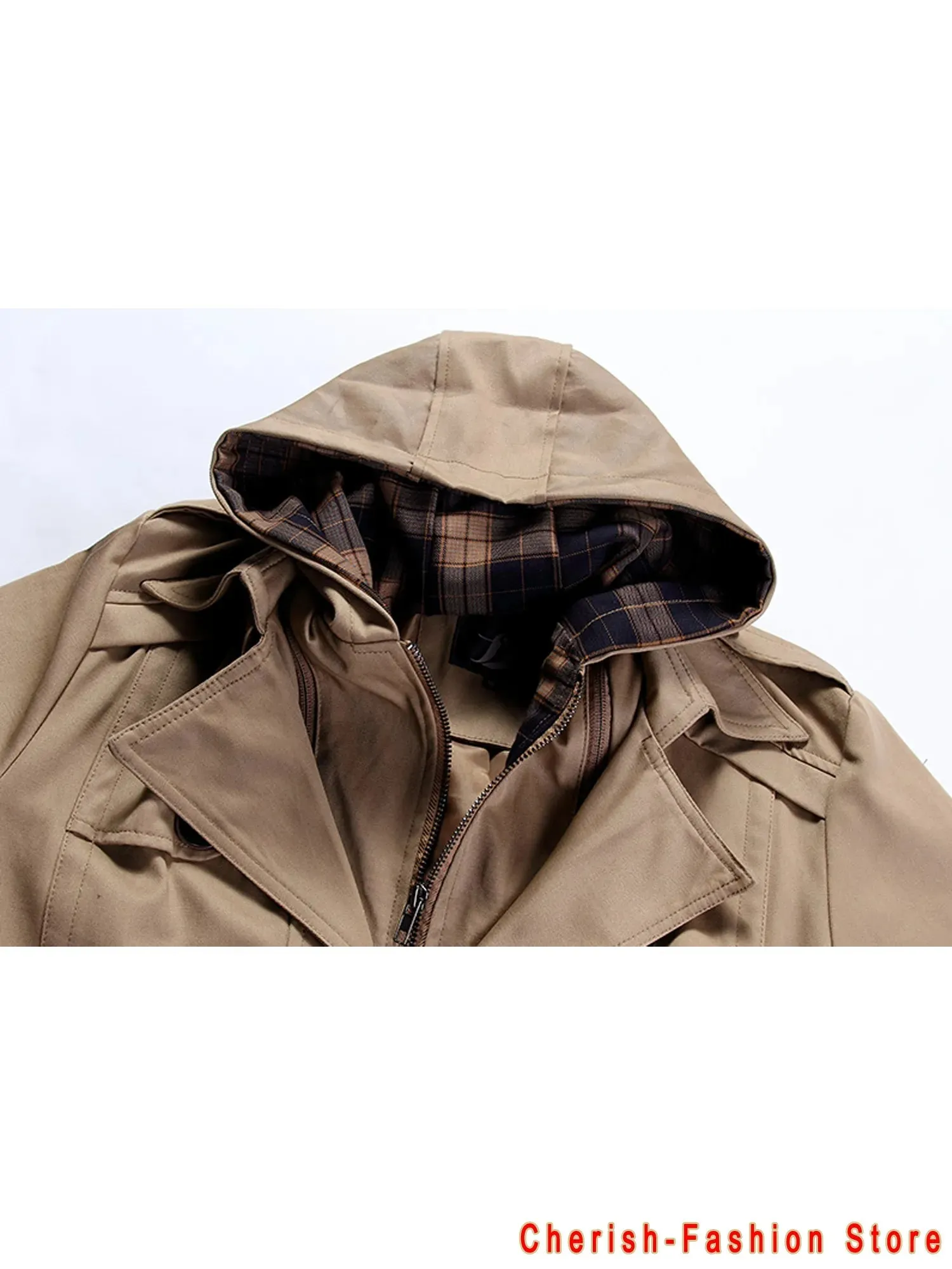 Affordable M2k Trends Men's Long Coat Trench, FREE Shipping