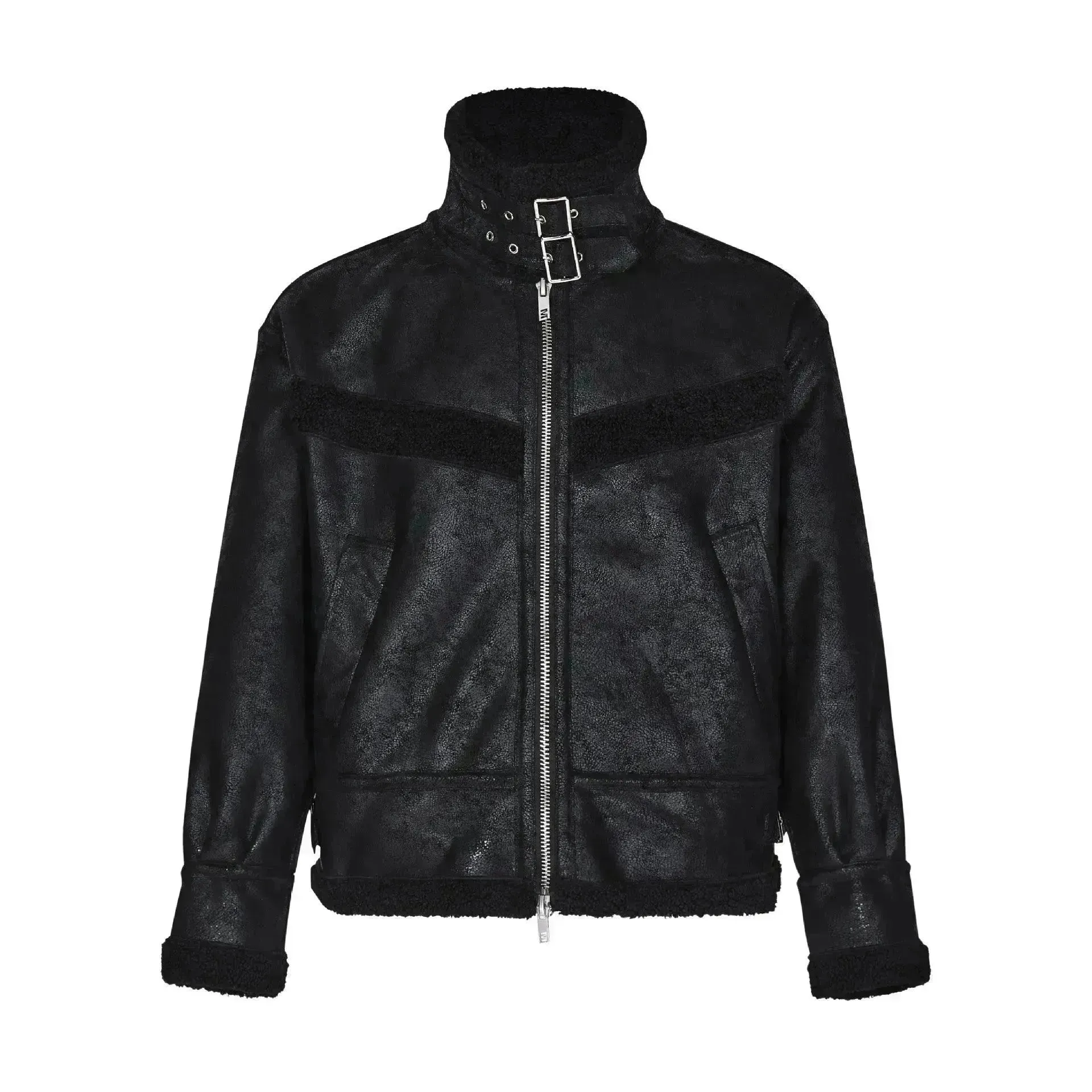 All-in-one Buckled Cotton Coat Jacket Men