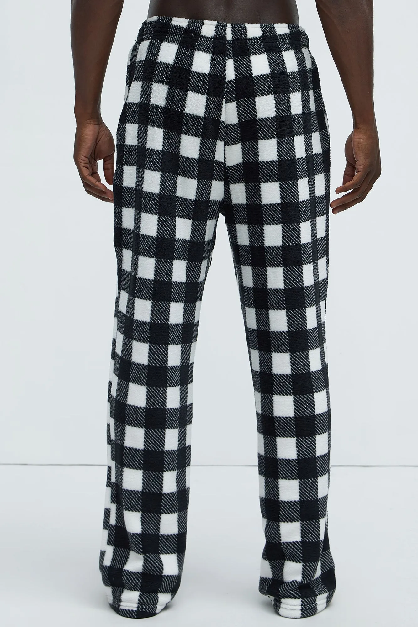 Always Cozy Holiday Lounge Pants - Black/White