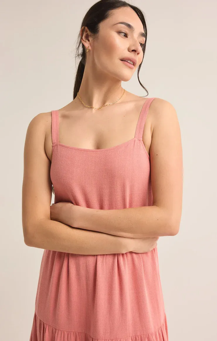 Anna Linen Midi Dress