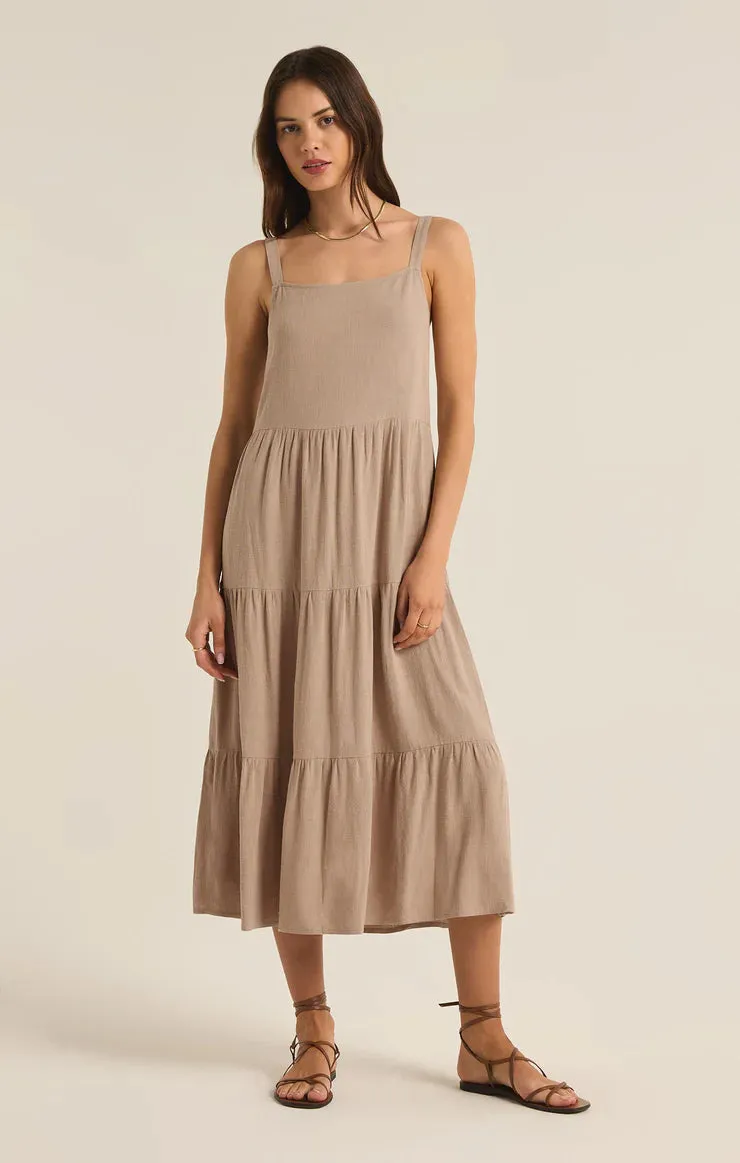 Anna Linen Midi Dress