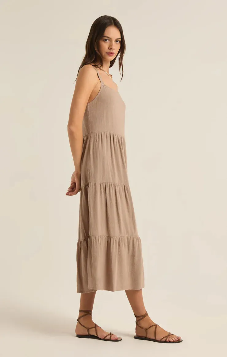 Anna Linen Midi Dress
