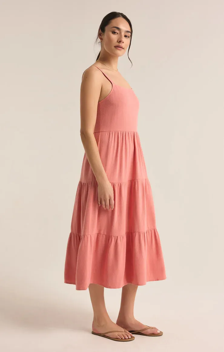Anna Linen Midi Dress
