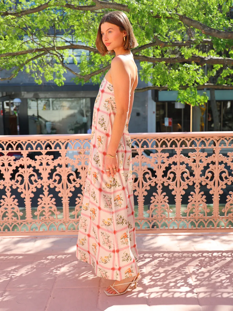 Aston Studio Lucie Dress in Hana Check