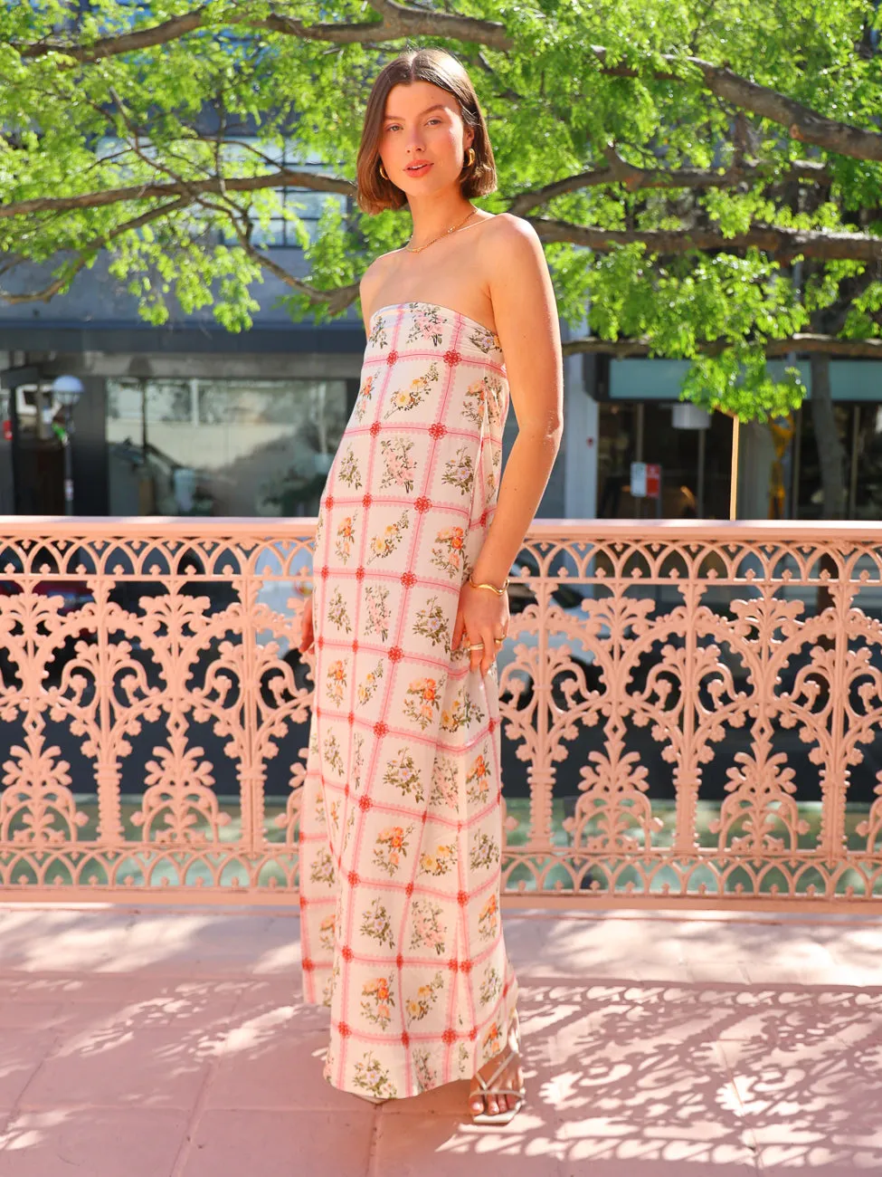 Aston Studio Lucie Dress in Hana Check