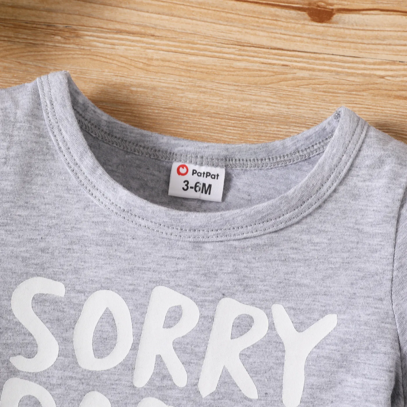 Baby Boy/Girl 95% Cotton Short-sleeve Letter Print Tee