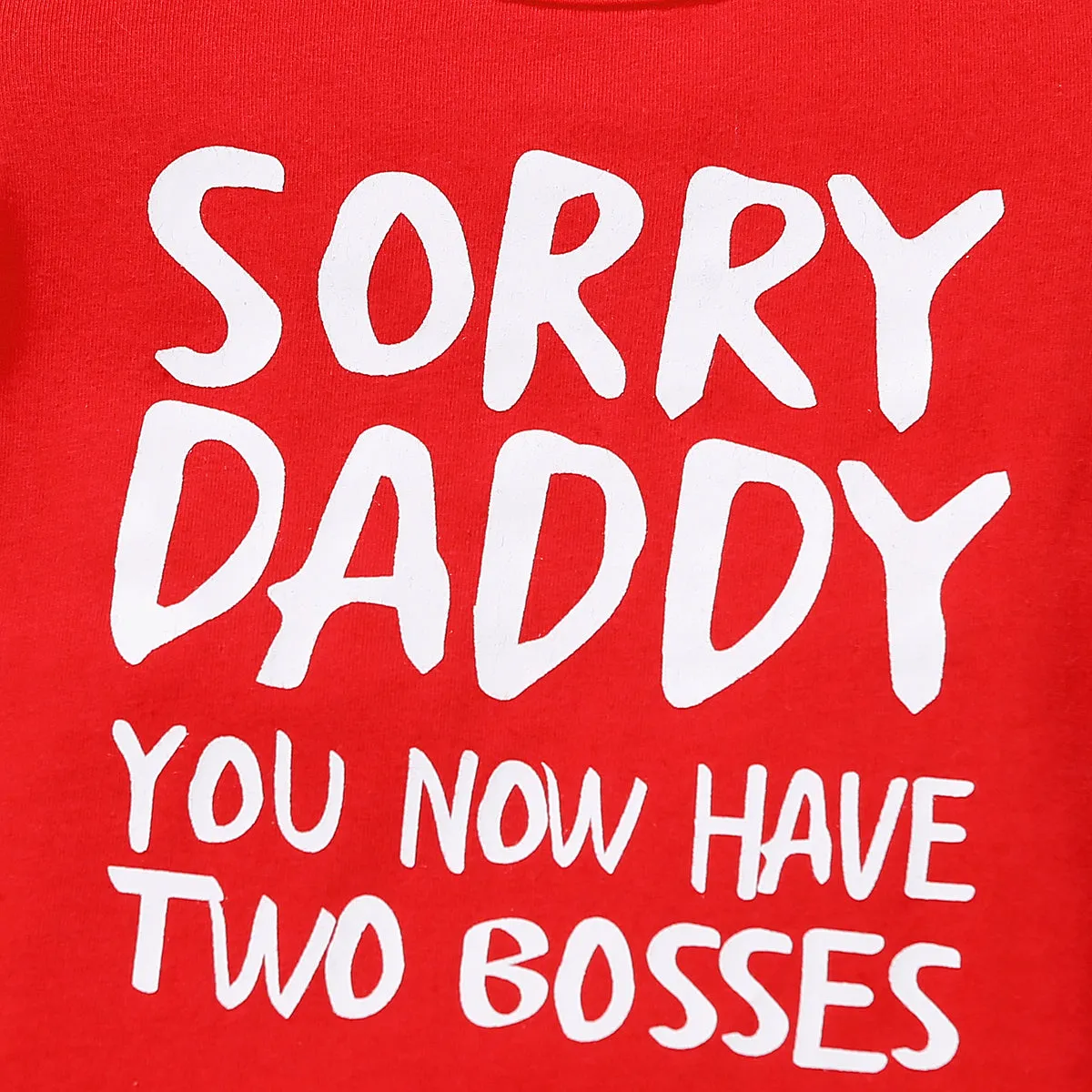 Baby Boy/Girl 95% Cotton Short-sleeve Letter Print Tee