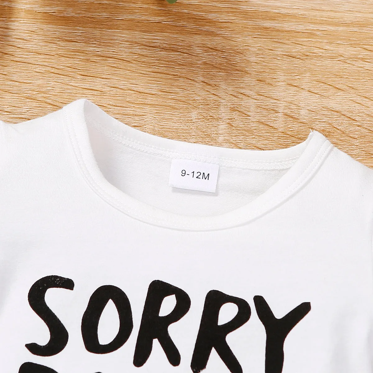 Baby Boy/Girl 95% Cotton Short-sleeve Letter Print Tee