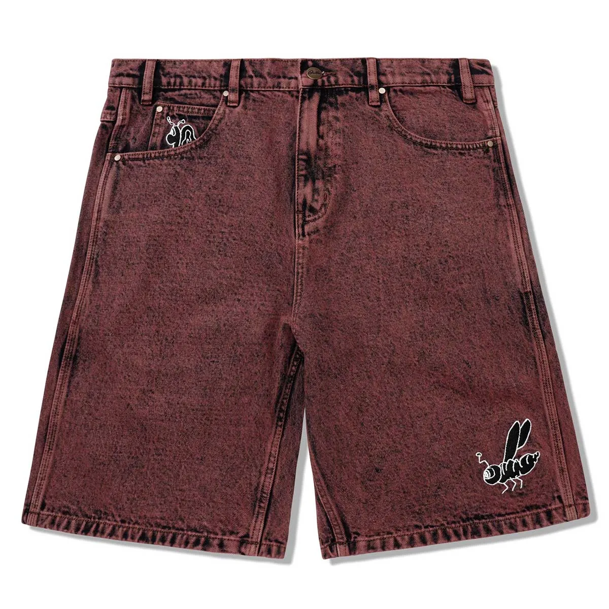Butter Goods - Critter Baggy Denim Shorts Brick
