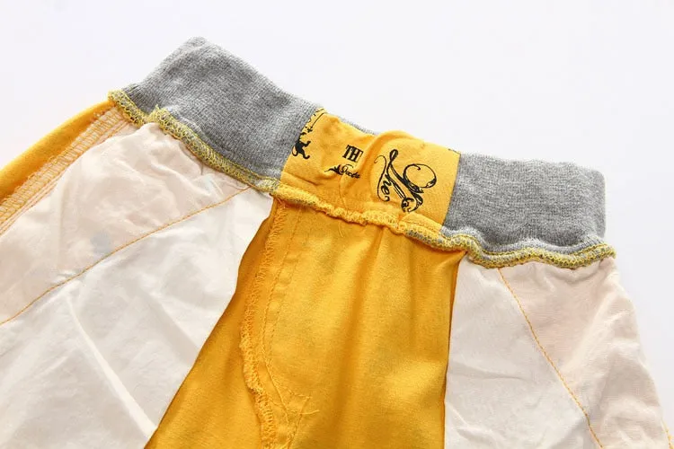 Cartoon Printed Horse Summer Shorts For Unisex Kids