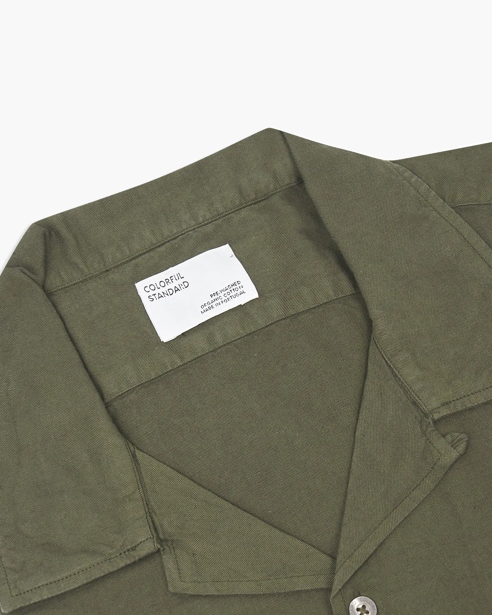 Colorful Standard Linen Shirt - Hunter Green