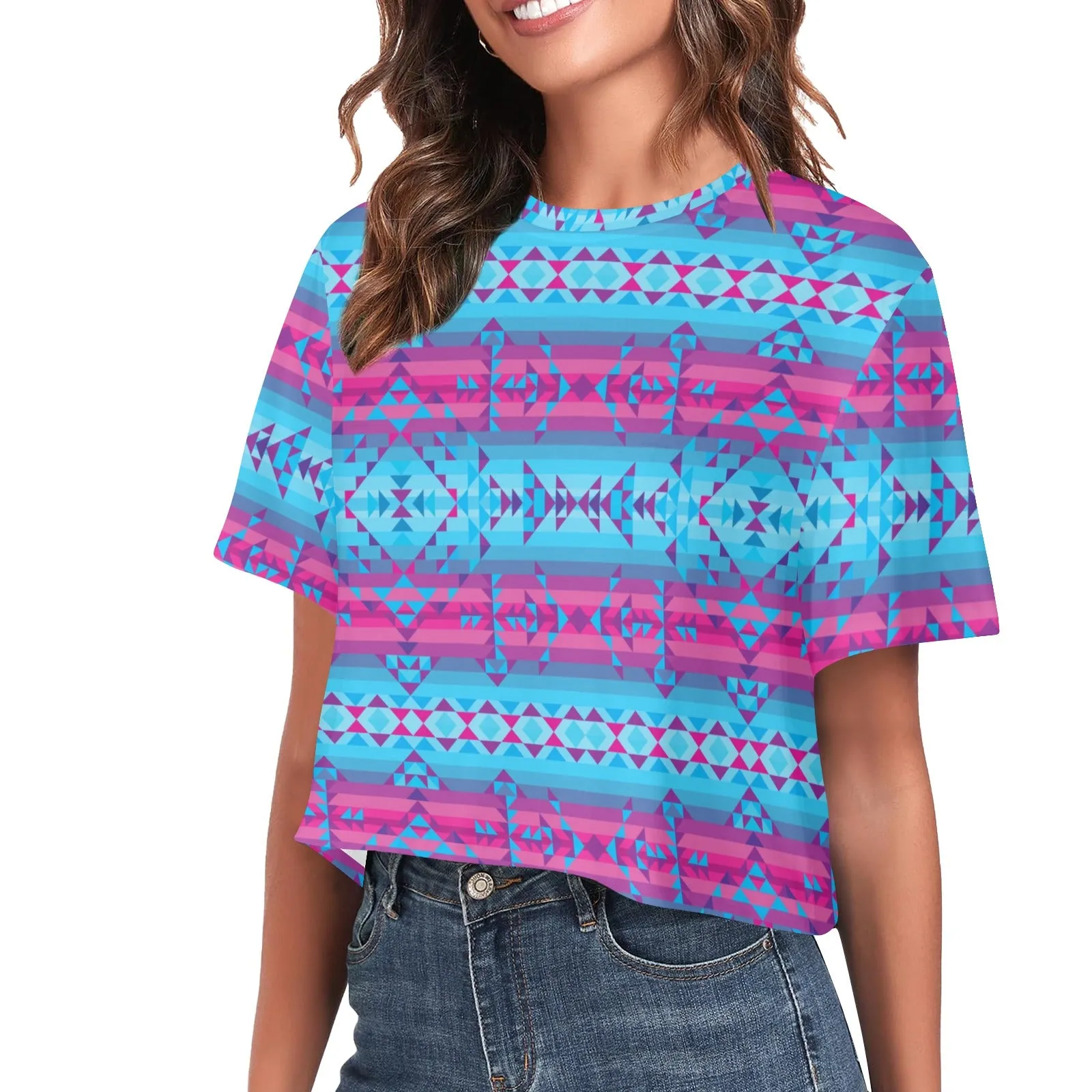 Cool Frost Women's Cropped T-shirt