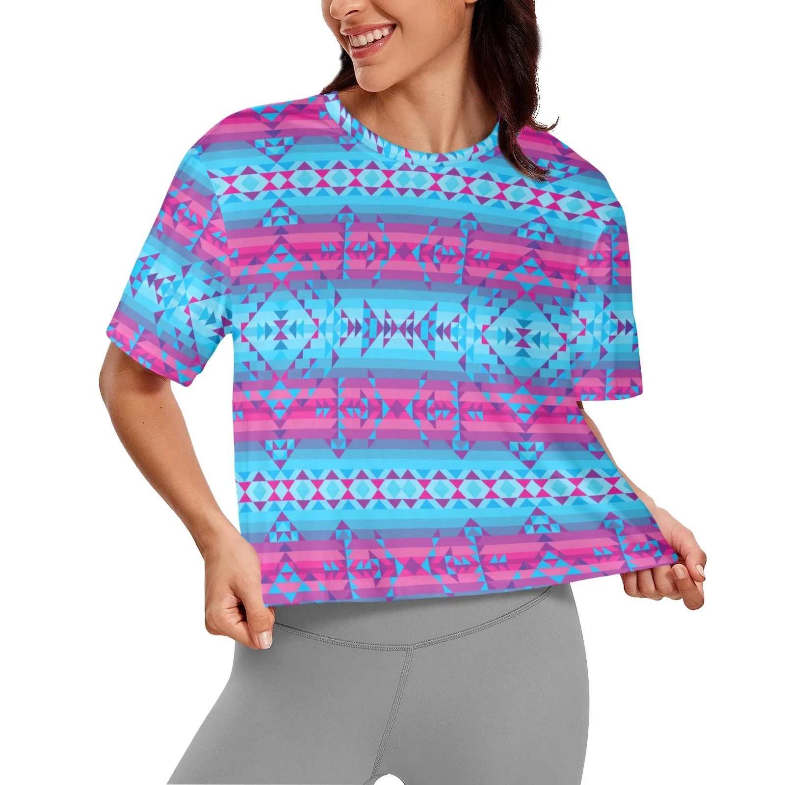 Cool Frost Women's Cropped T-shirt