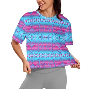 Cool Frost Women's Cropped T-shirt