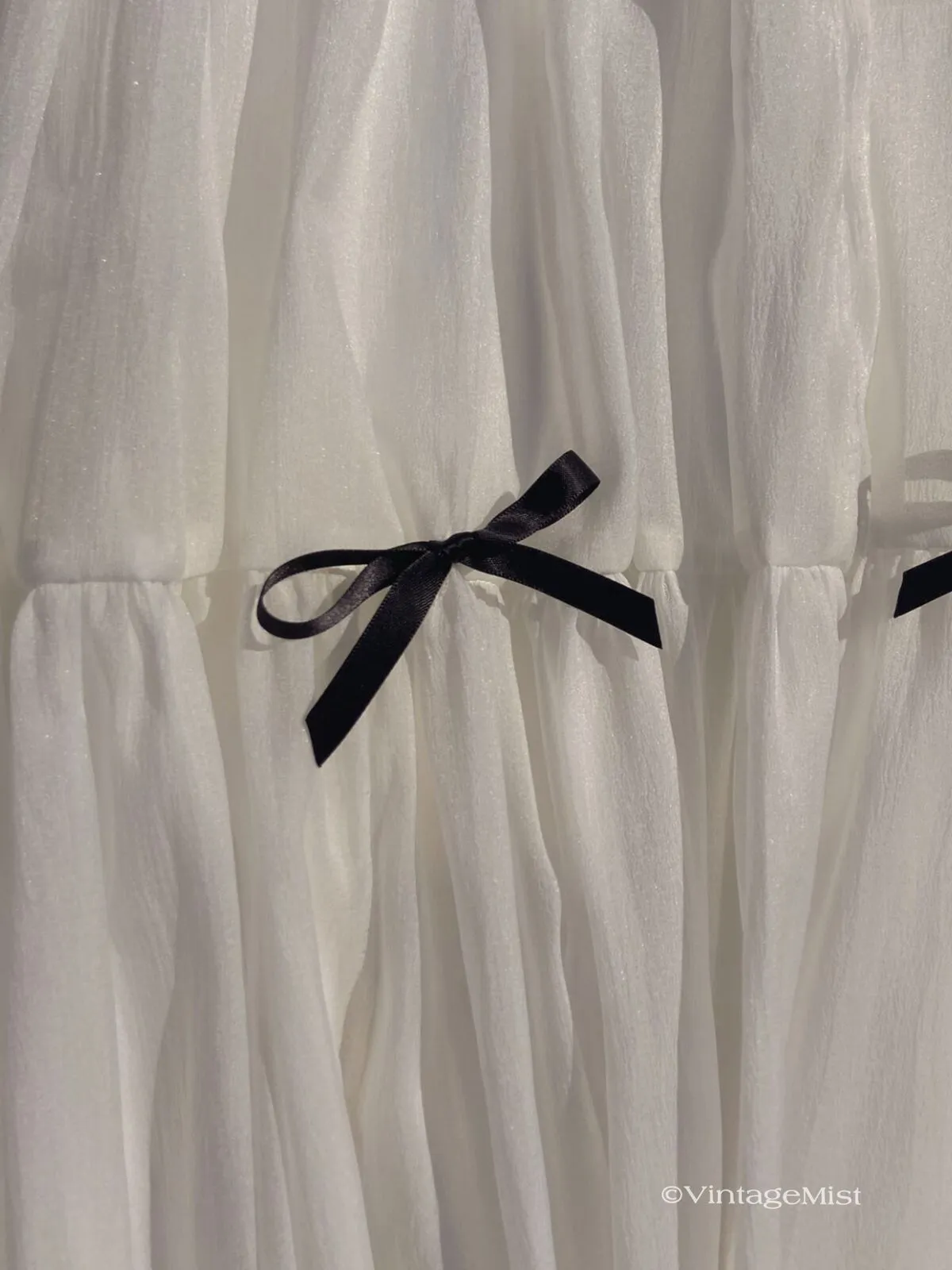 Coquette Core Pleated Maxi Skirt With Bow