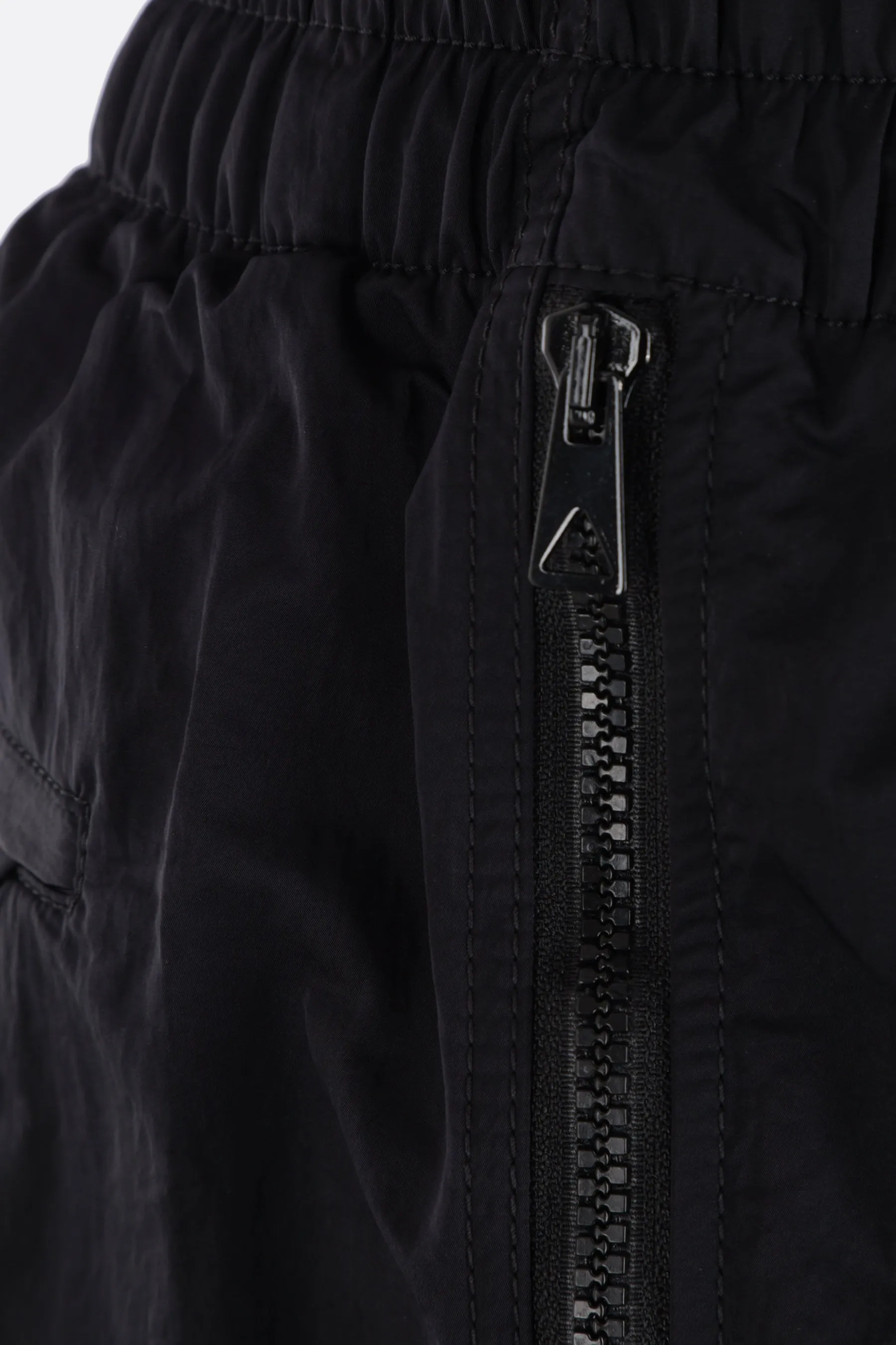 Crepe Nylon Zip Joggers