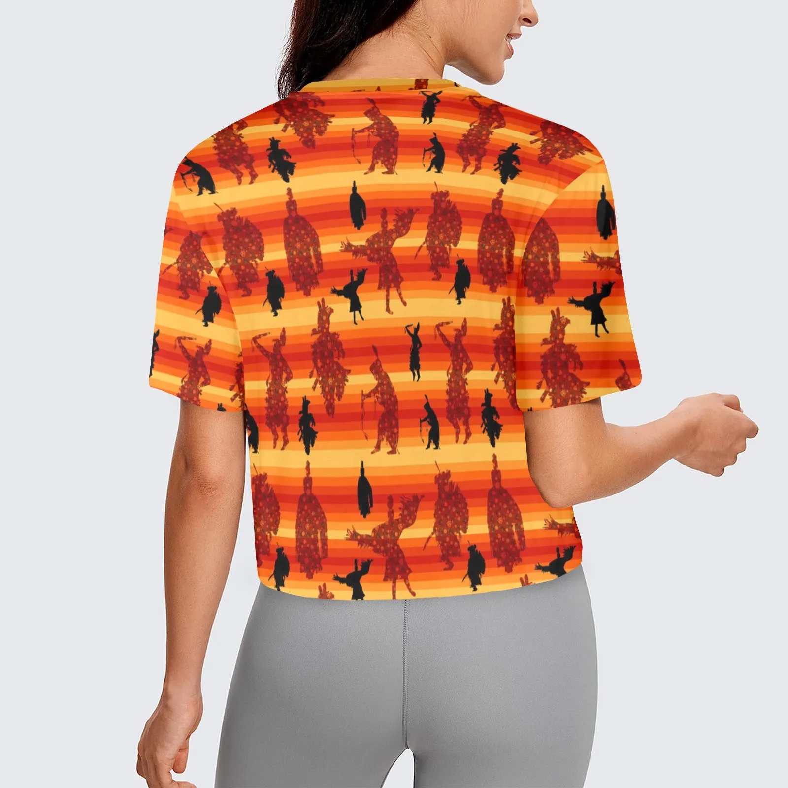 Dancers Brown Women's Cropped T-shirt