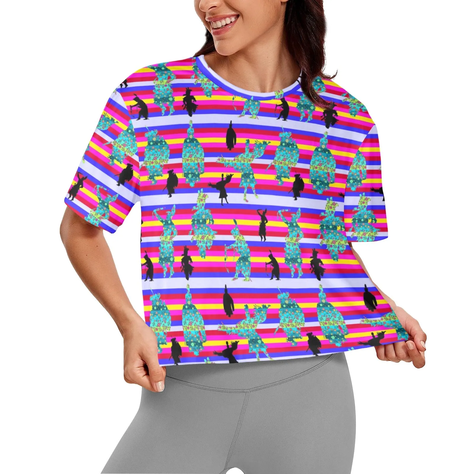 Dancers Sky Dance Women's Cropped T-shirt