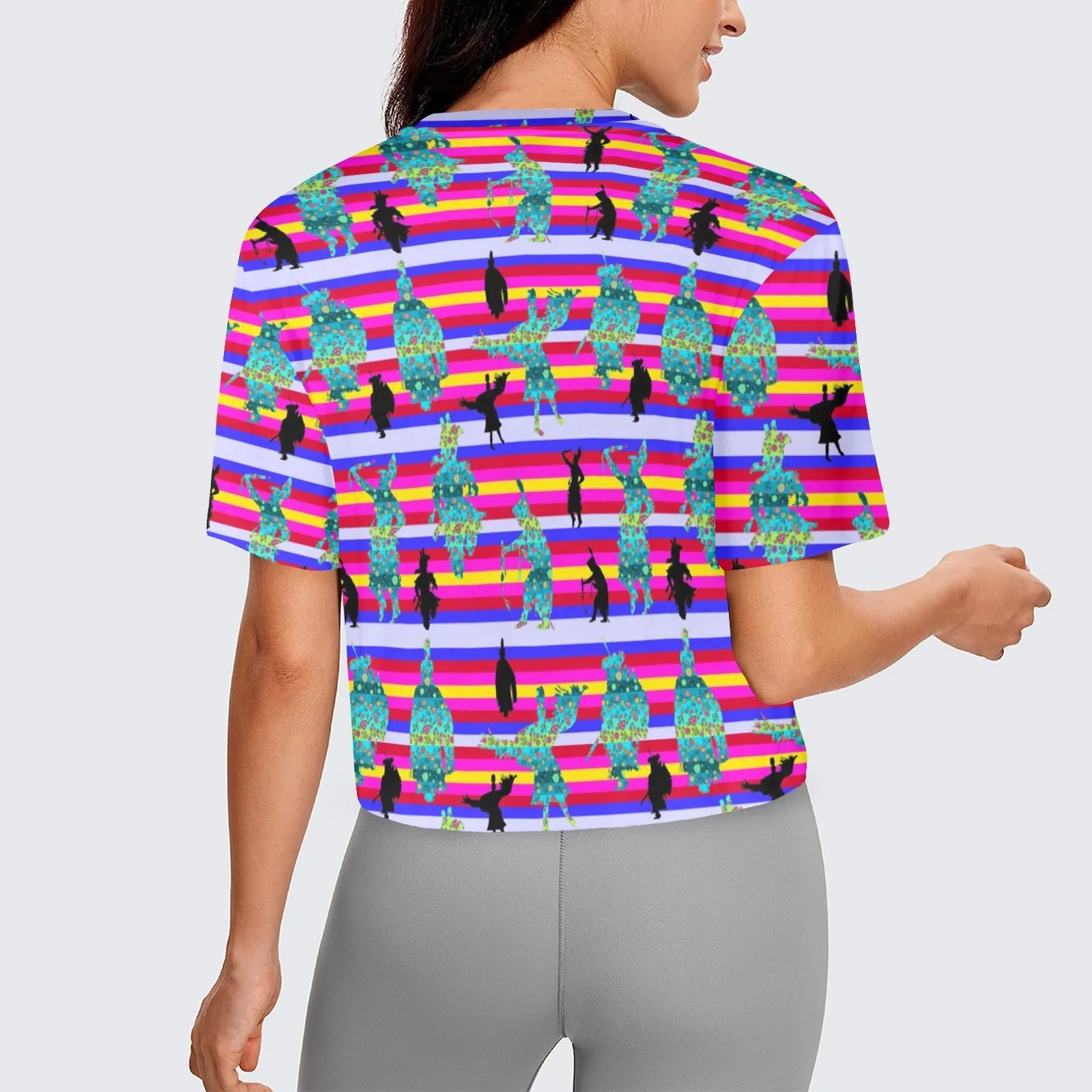 Dancers Sky Dance Women's Cropped T-shirt