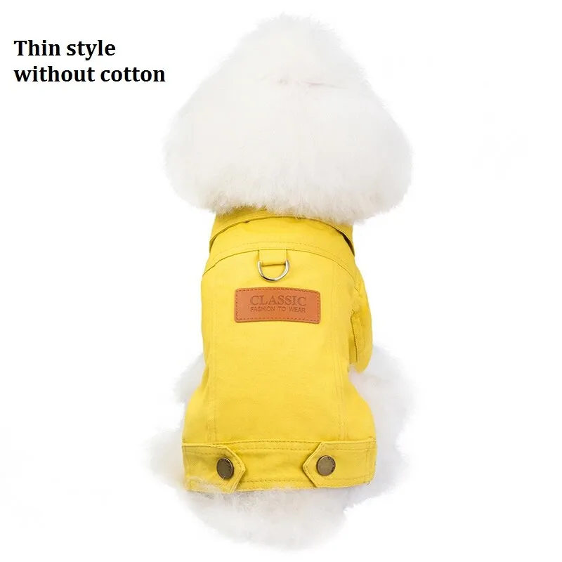 Denim Coat Jeans Costume Chihuahua Poodle