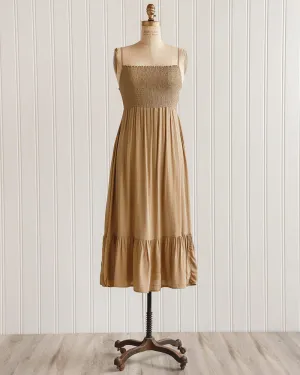 Desert Passage Smocked Dress