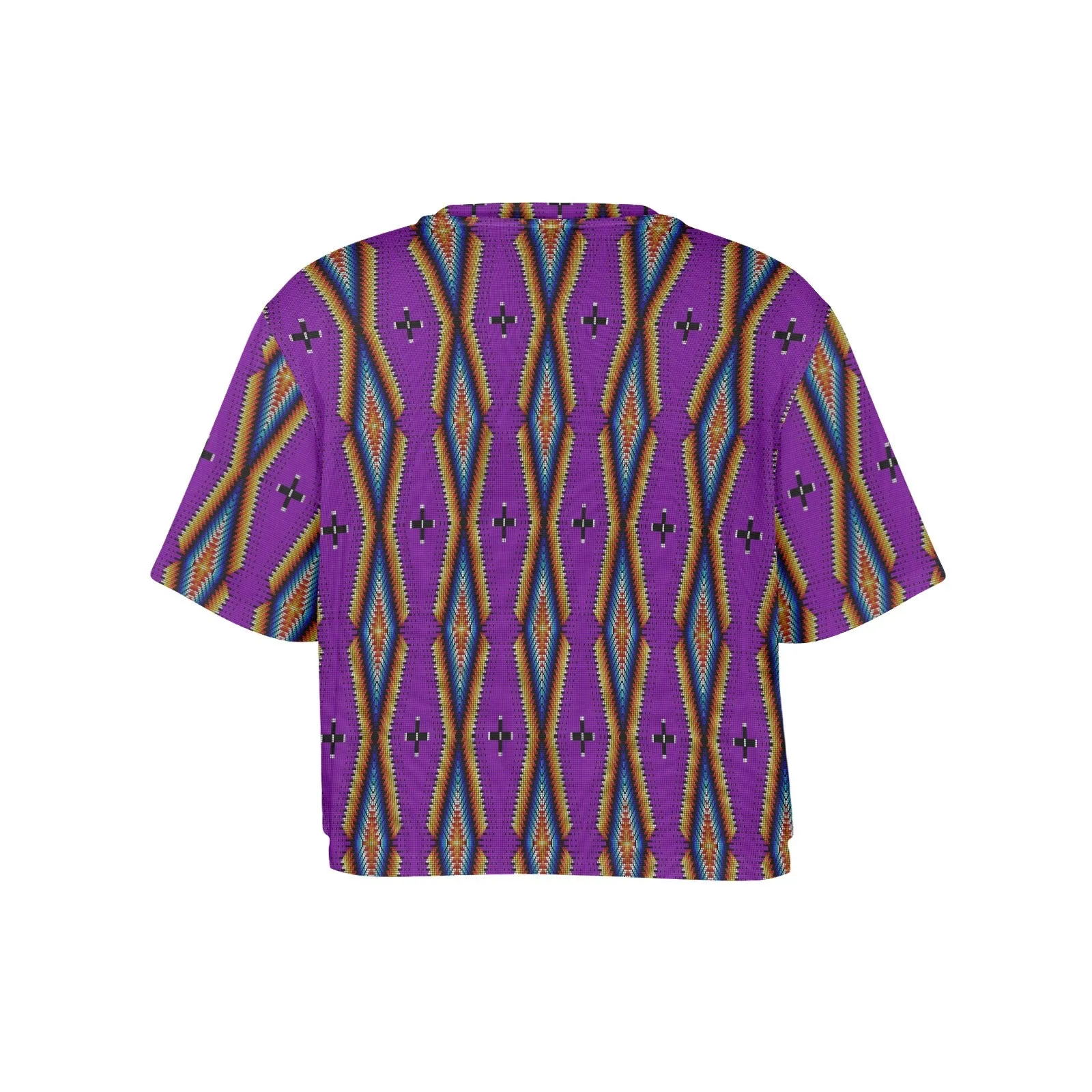 Diamond in the Bluff Purple Women's Cropped T-shirt