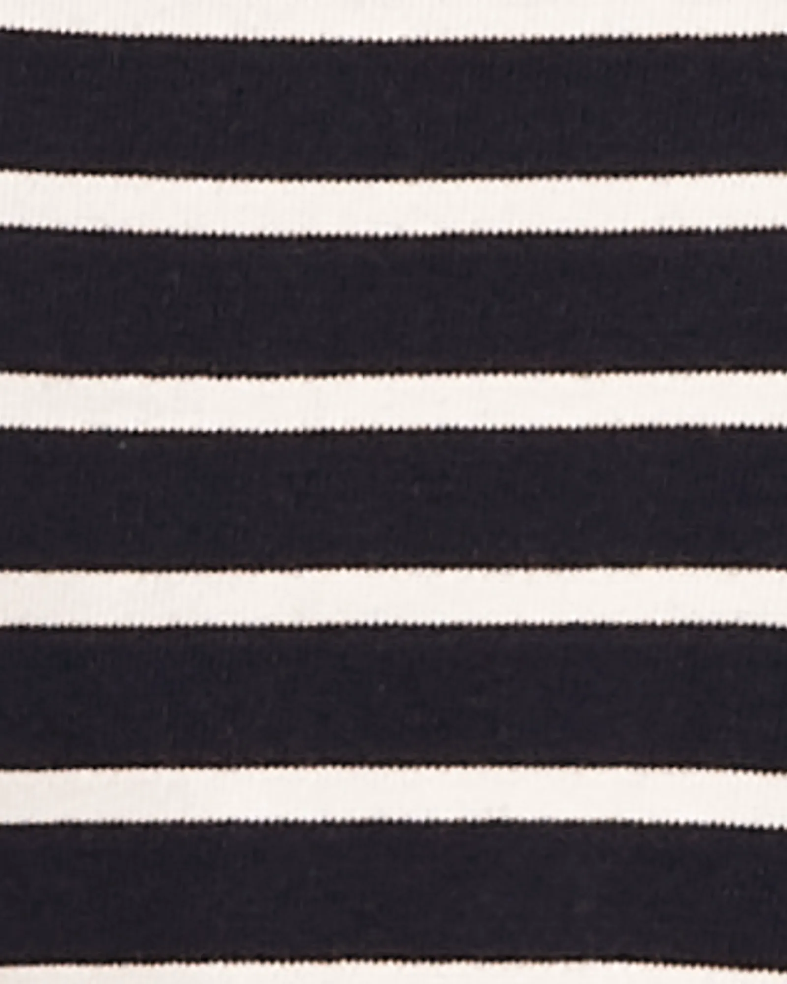 Dotty Engineered Stripe Tee | Navy / White