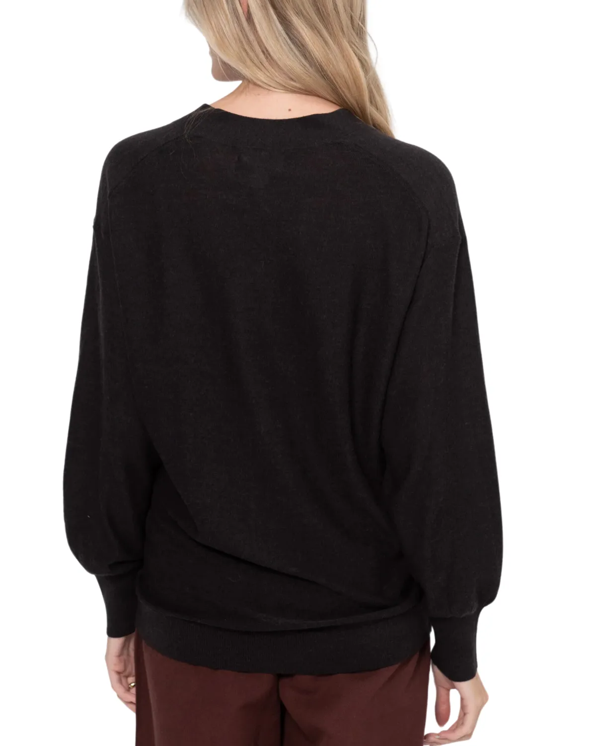 Drippy Tissue Cardigan (Deep Espresso)