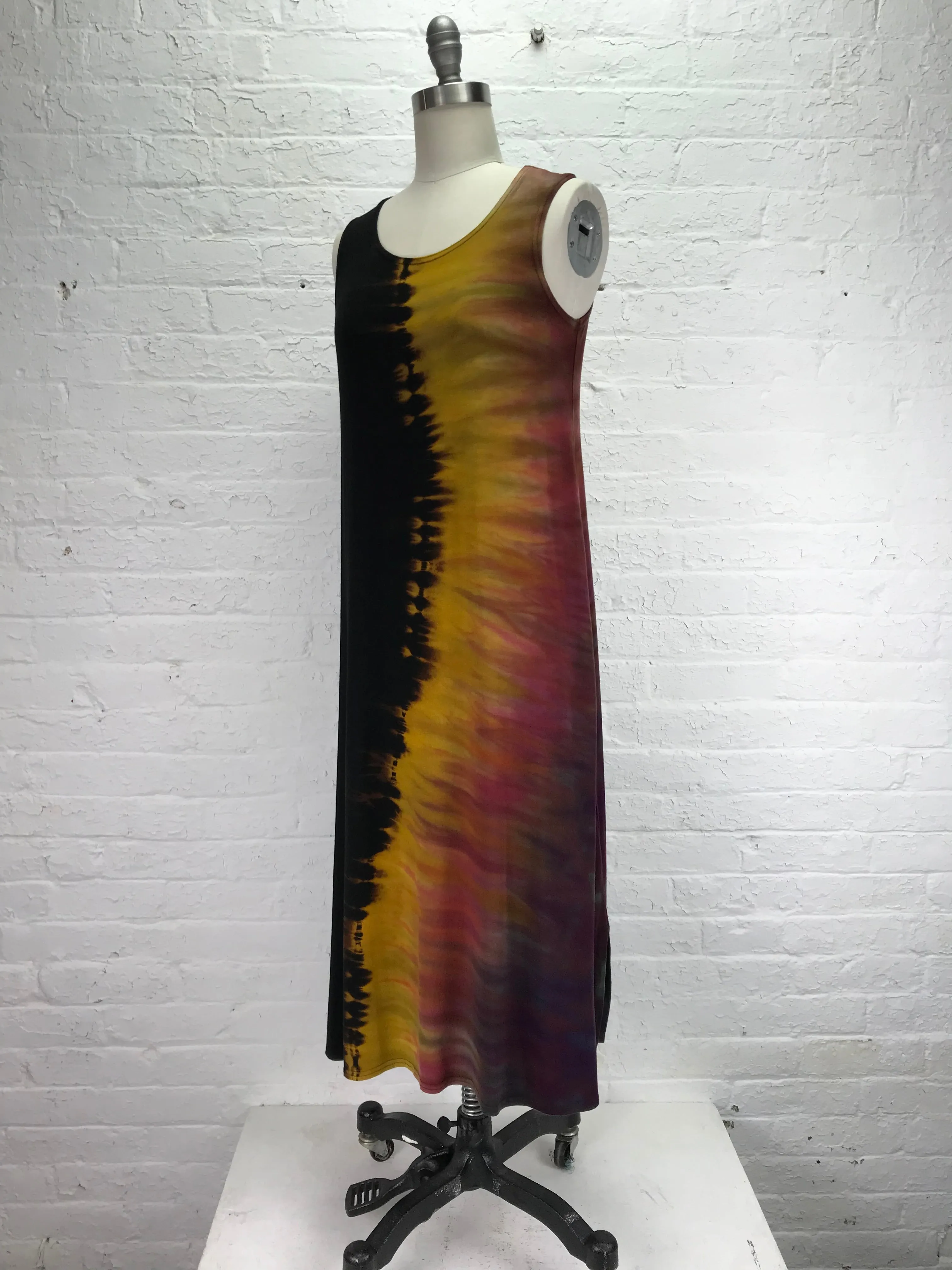 Eileen Midi Tank Dress in Maharani Yin Yang
