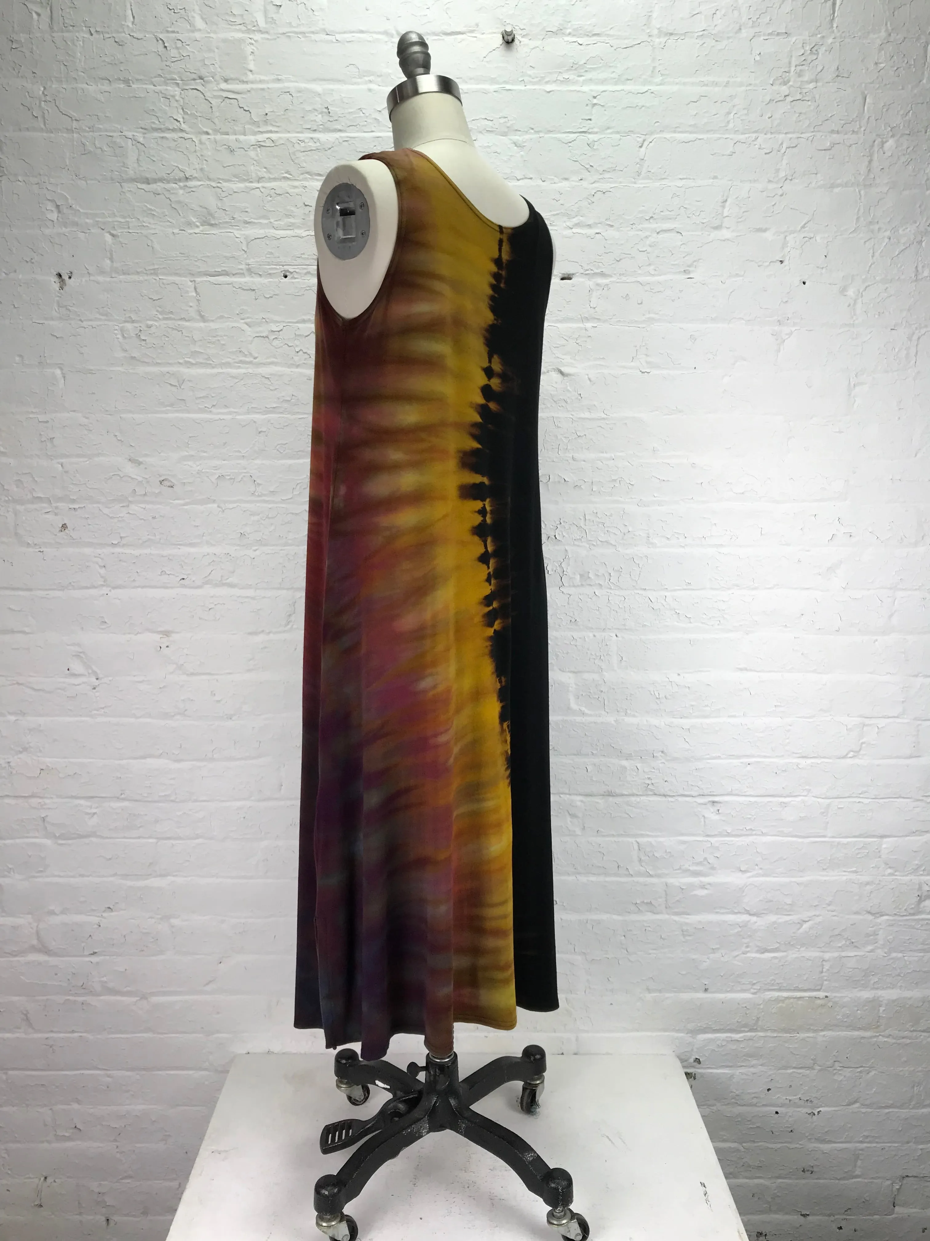Eileen Midi Tank Dress in Maharani Yin Yang