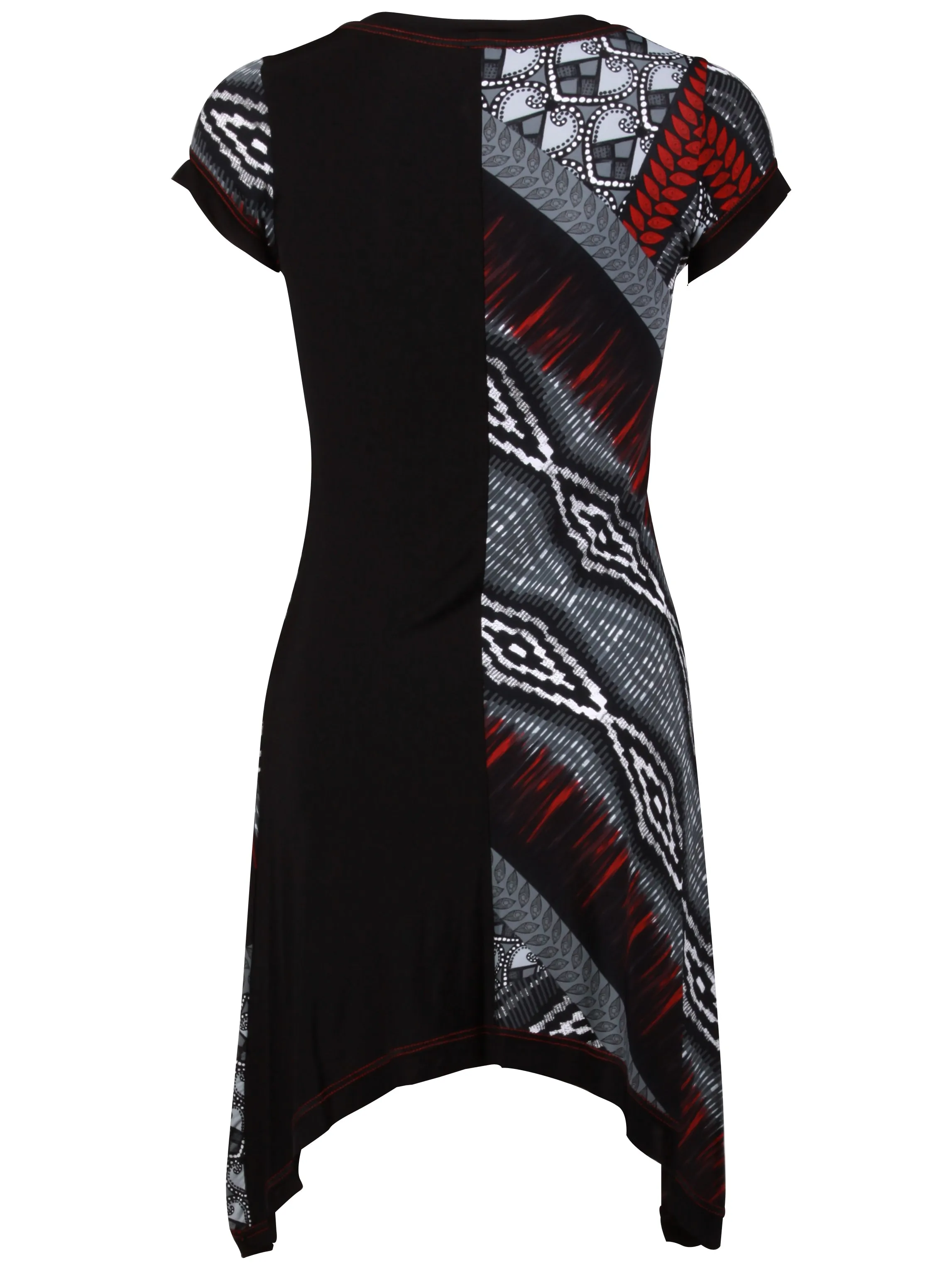 Ethnic bold color print dress