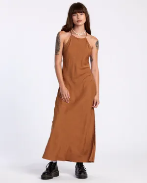 Exile Midi Sun Dress - Camel
