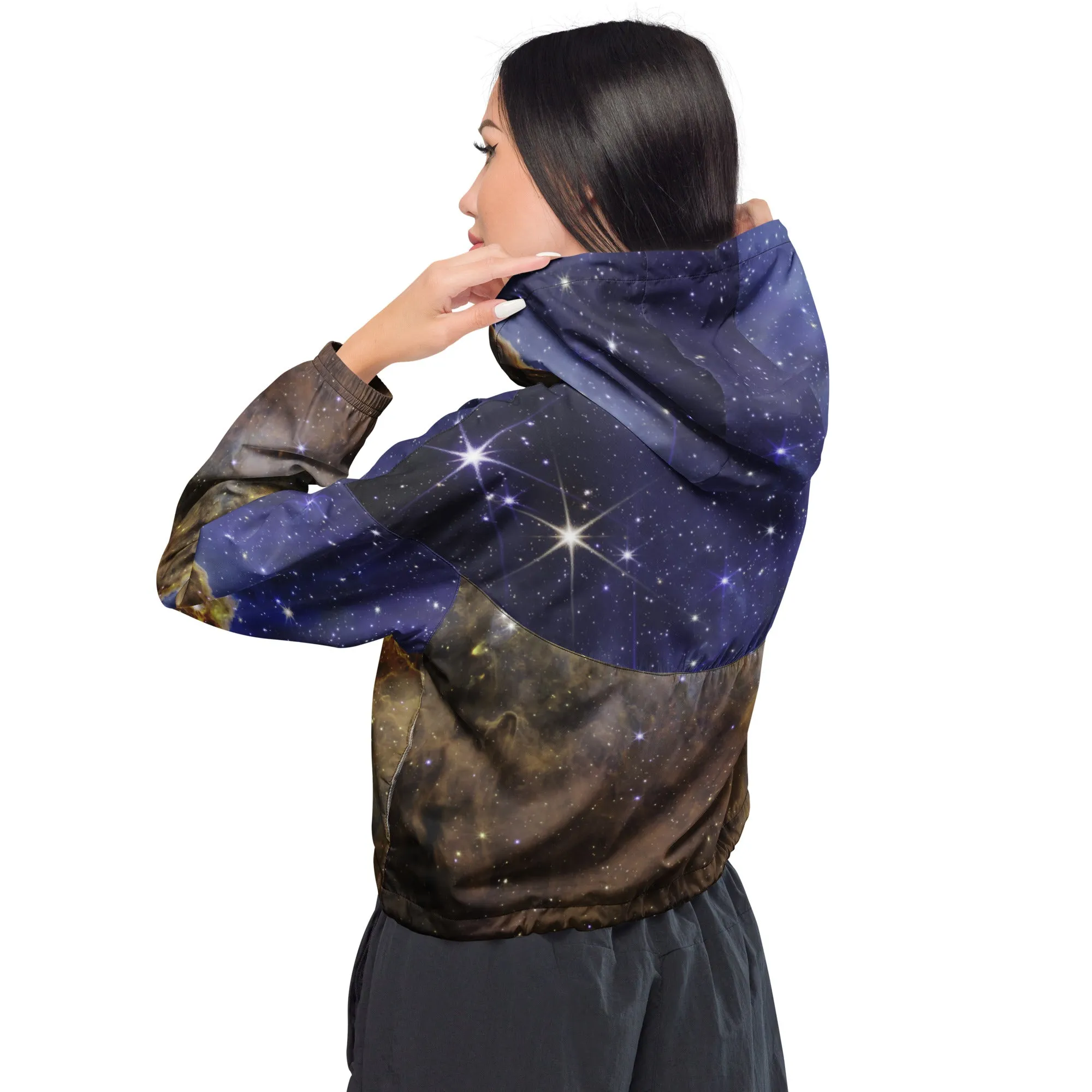 Galaxy Women’s cropped windbreaker