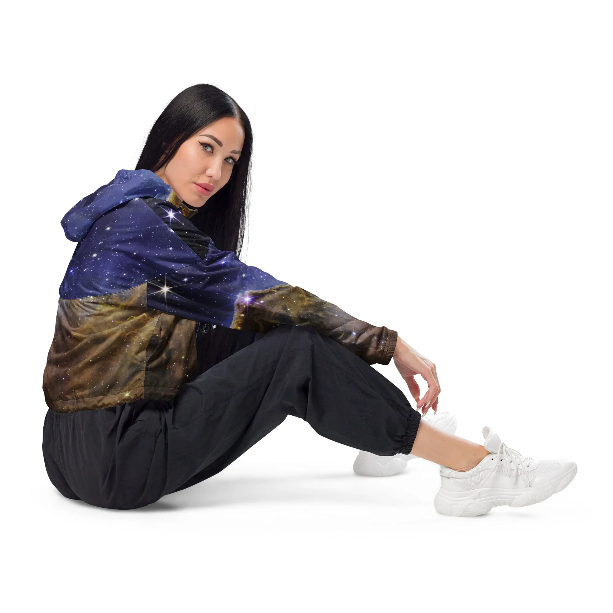 Galaxy Women’s cropped windbreaker