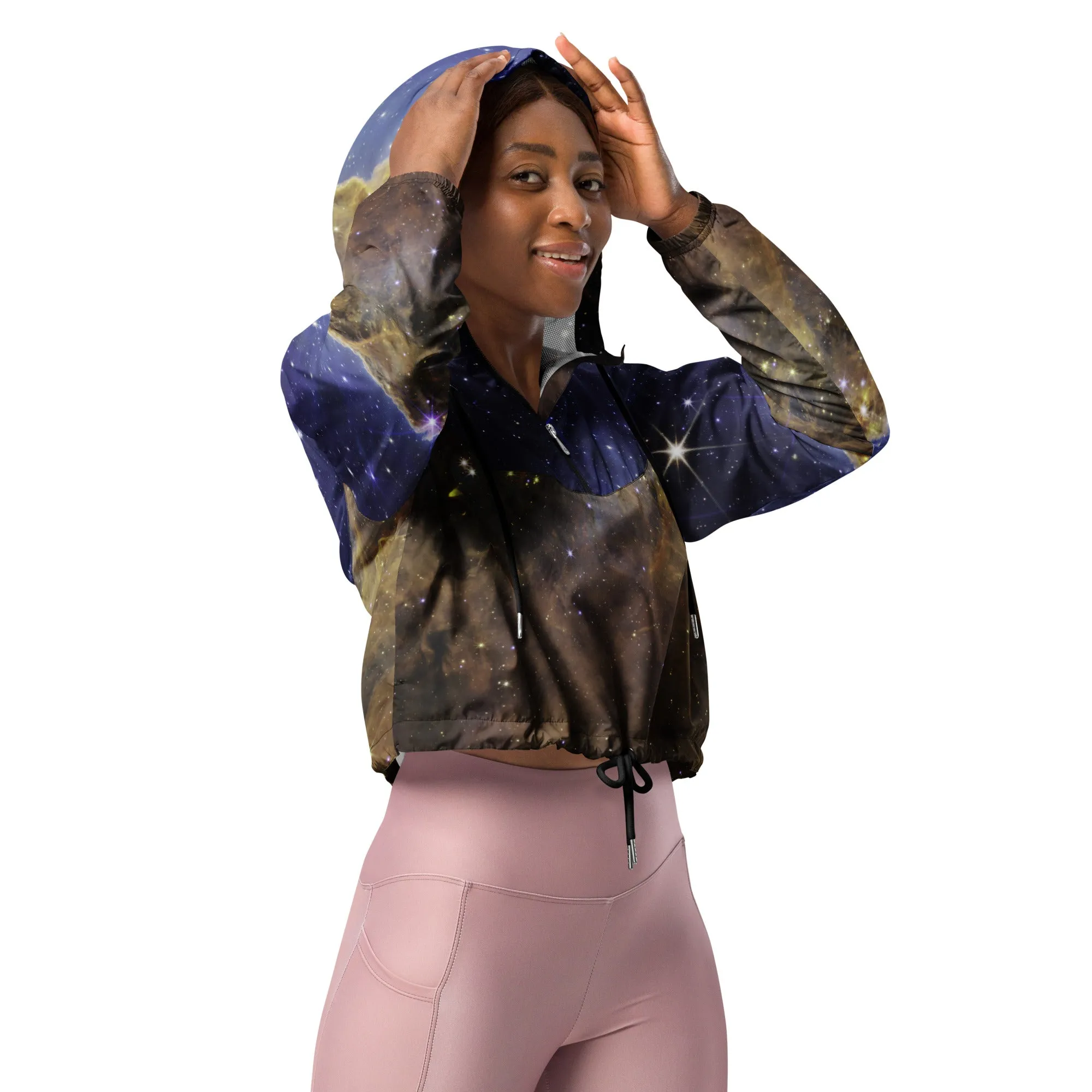 Galaxy Women’s cropped windbreaker
