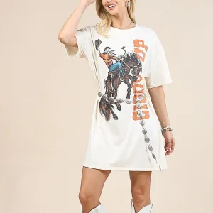 Giddy Up T-shirt Dress