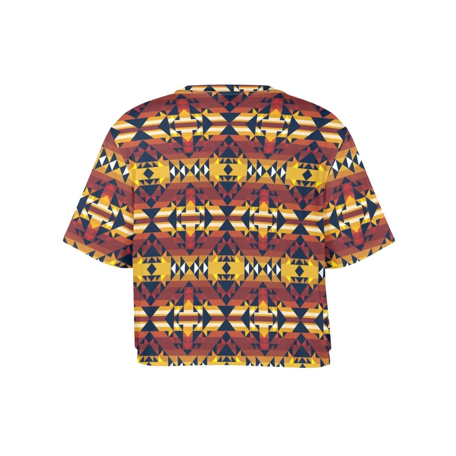 Golden Clouds Women's Cropped T-shirt
