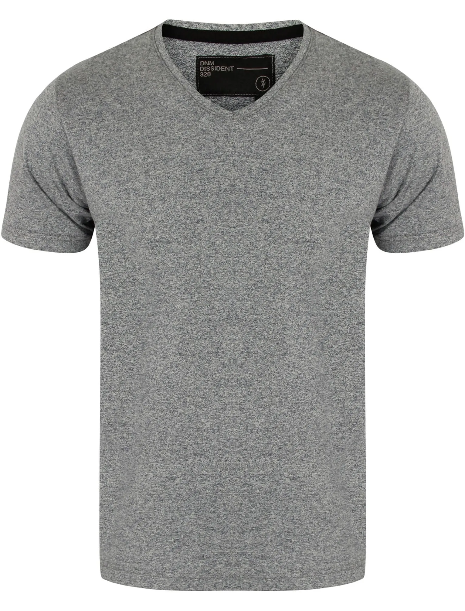 Guildford Jersey T Shirt in Ice Grey / Navy Grindle - Dissident