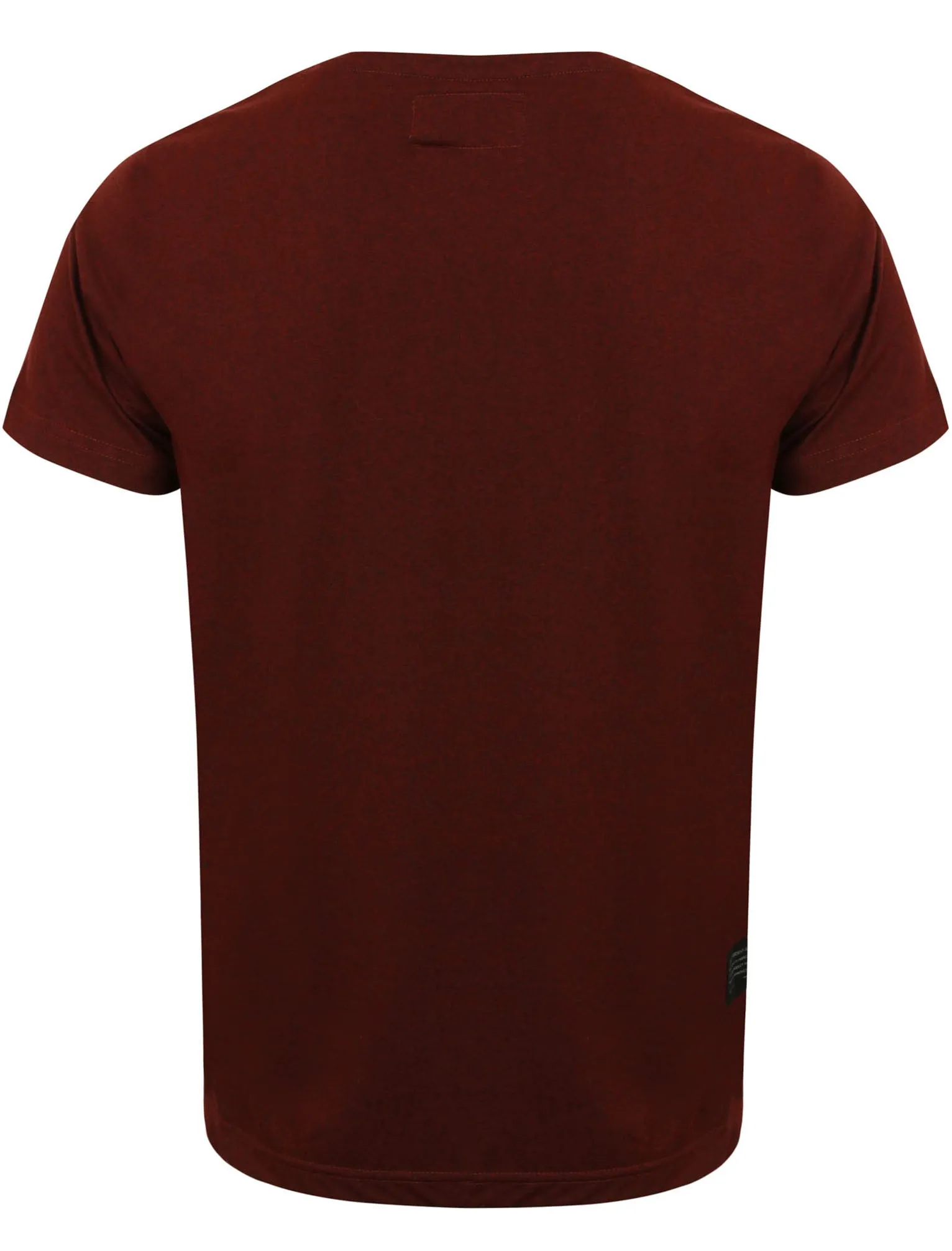 Guildford Jersey T Shirt in Oxblood / Black Grindle - Dissident