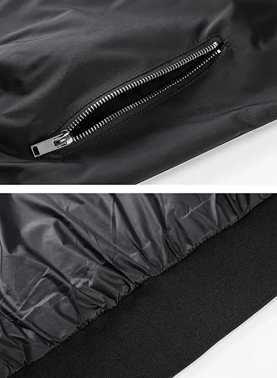 Hisir Homme Men's Jacket-Lightweight Casual Spring Fall Thin Bomber Zip Pockets Coat Outwear