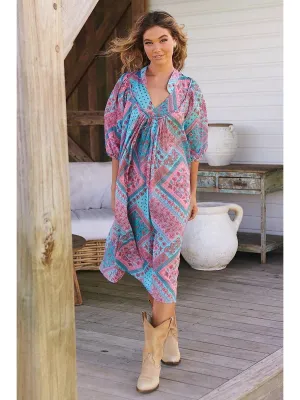 JAASE PLUS Luana Print Bohemian Midi Dress