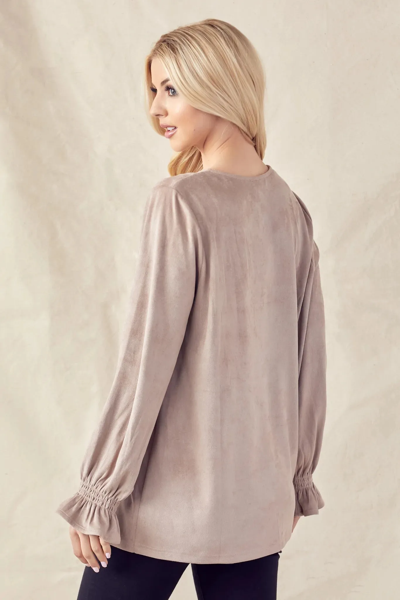 JOH Abigail Top Khaki