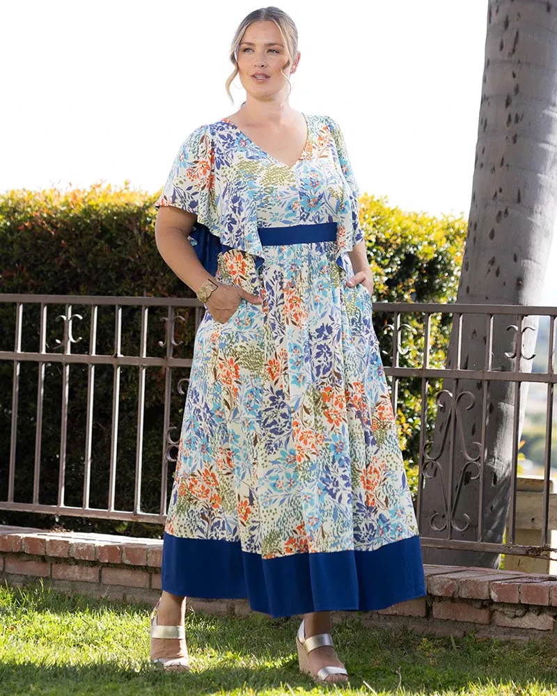 Mediterranean Breeze Boho Maxi Dress - Sale!