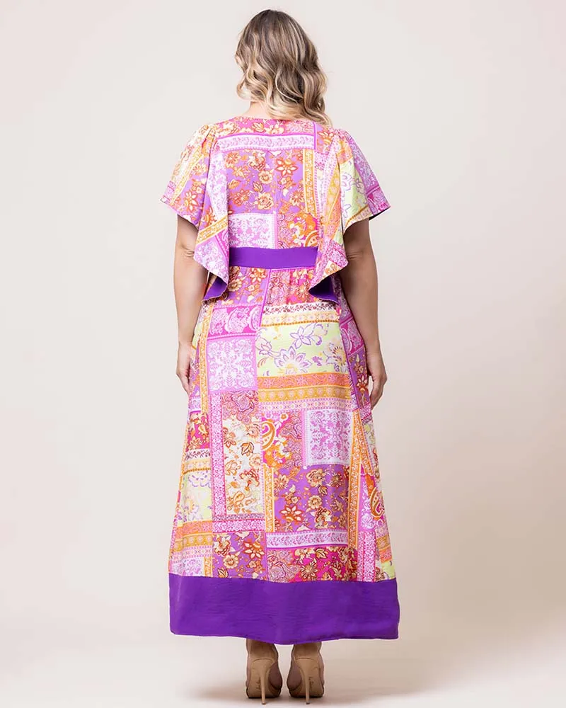 Mediterranean Breeze Boho Maxi Dress - Sale!