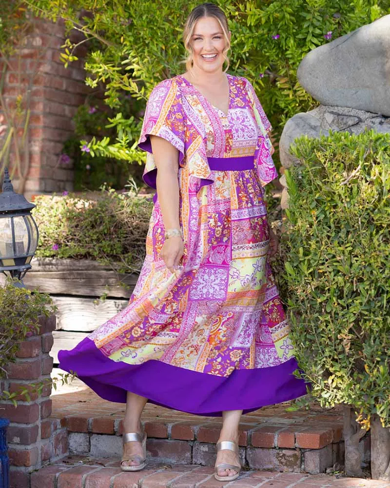 Mediterranean Breeze Boho Maxi Dress - Sale!