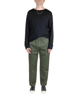 Men's Cotton Linen Pant in Olive
