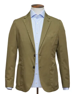 Olive Washed Cotton Suit