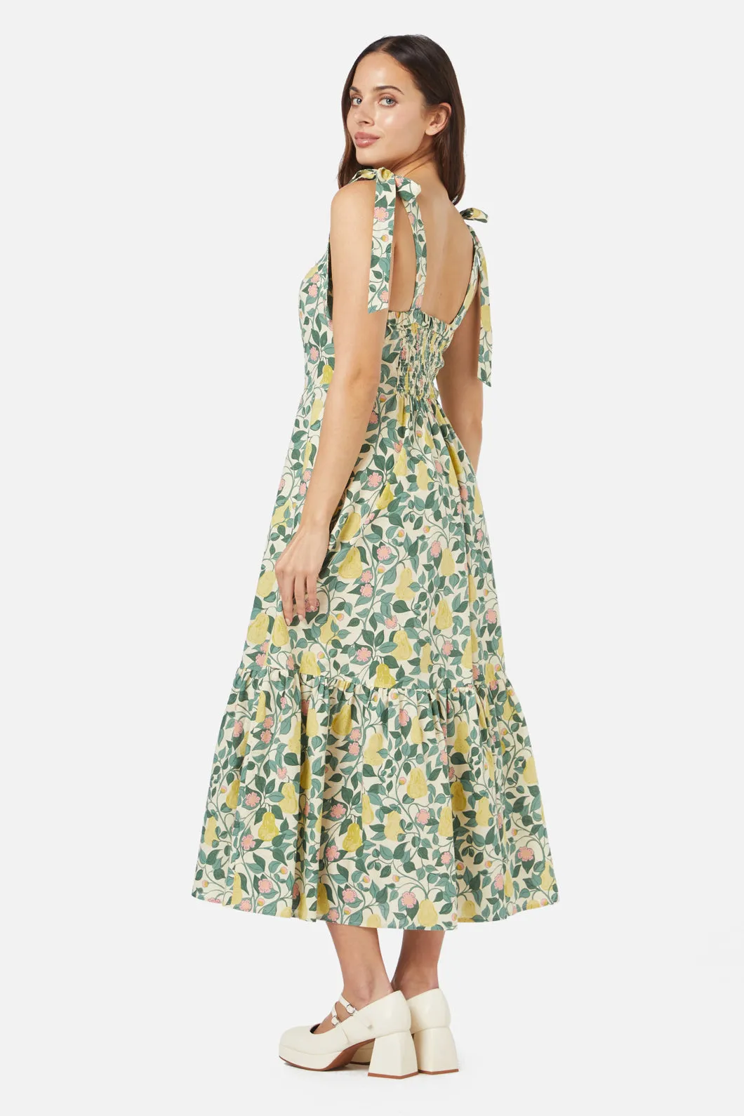 Pear Vine Midi Dress