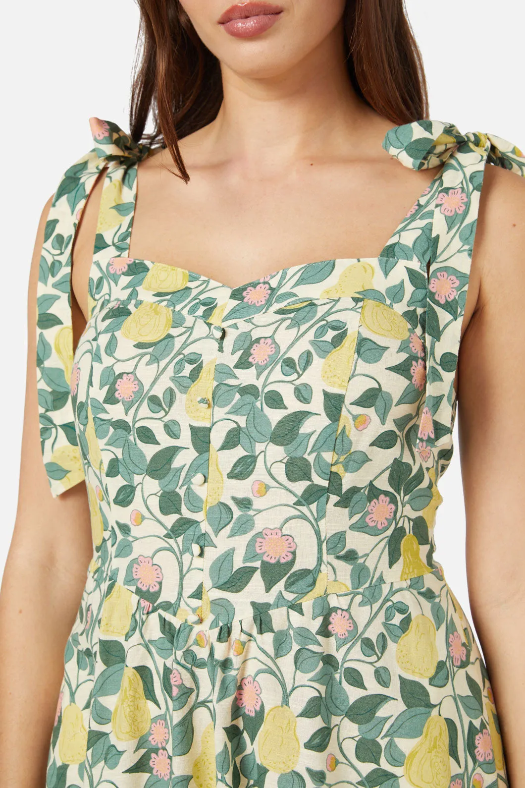 Pear Vine Midi Dress